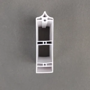Huasheng PVC Hollow Shutter Profile Rail Plain Technique Wholesaler Product