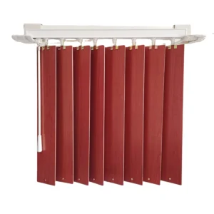Huasheng Paulownia Vertical Blinds - Durable Anti-UV Eco-Friendly Exterior Narrow Blade