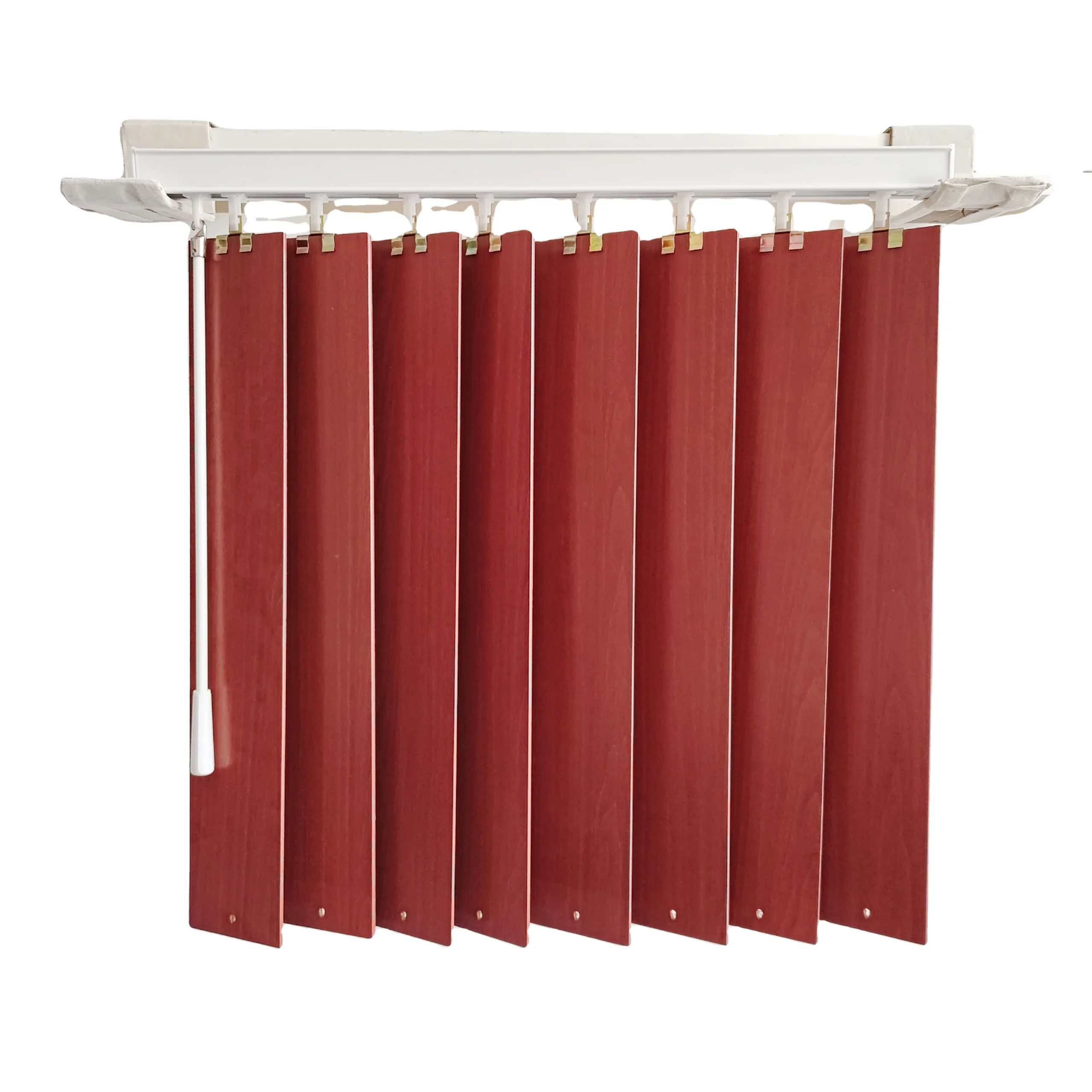 Huasheng Paulownia Vertical Blinds - Durable Anti-UV Eco-Friendly Exterior Narrow Blade