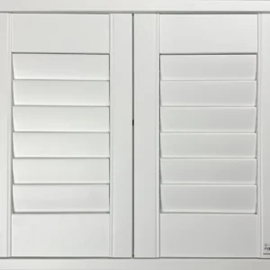 Huasheng Plantation Shutter Large Cross Hide Adjustable Hinges Clean Tidy Surface