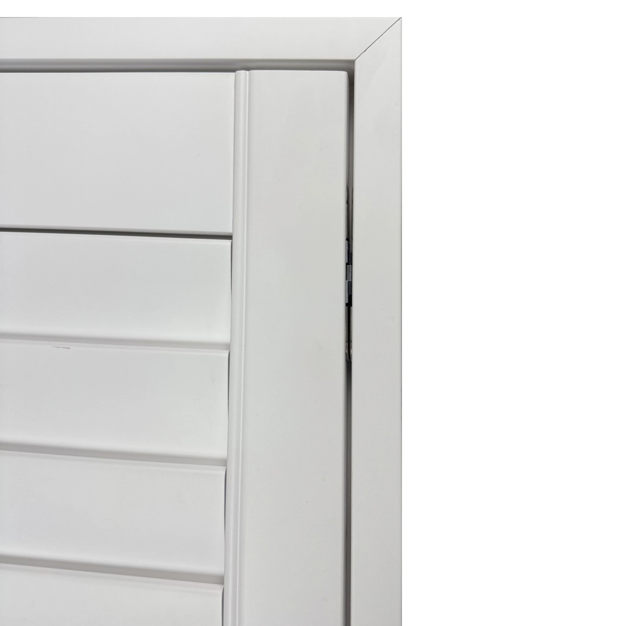 Huasheng Plantation Shutter Large Cross Hide Adjustable Hinges Clean Tidy Surface - Image 5
