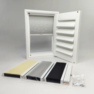 Huasheng Warm Home Honeycomb Window Shutter Built-In Installation Components From China