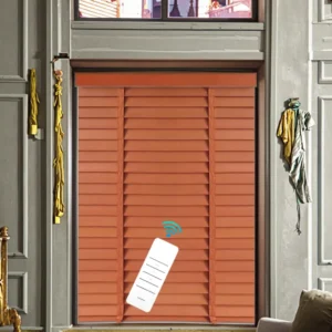 Intelligent Motorised Wooden Blinds - Eco-Friendly UV Blocking External Use