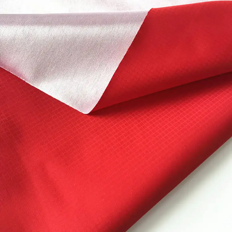 Jacquard Pongee Bonded Mesh Fabric - Polyester Water Resistant Double Faced Soft Shell - Image 2