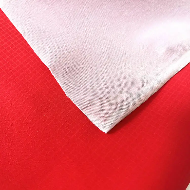Jacquard Pongee Bonded Mesh Fabric - Polyester Water Resistant Double Faced Soft Shell - Image 3