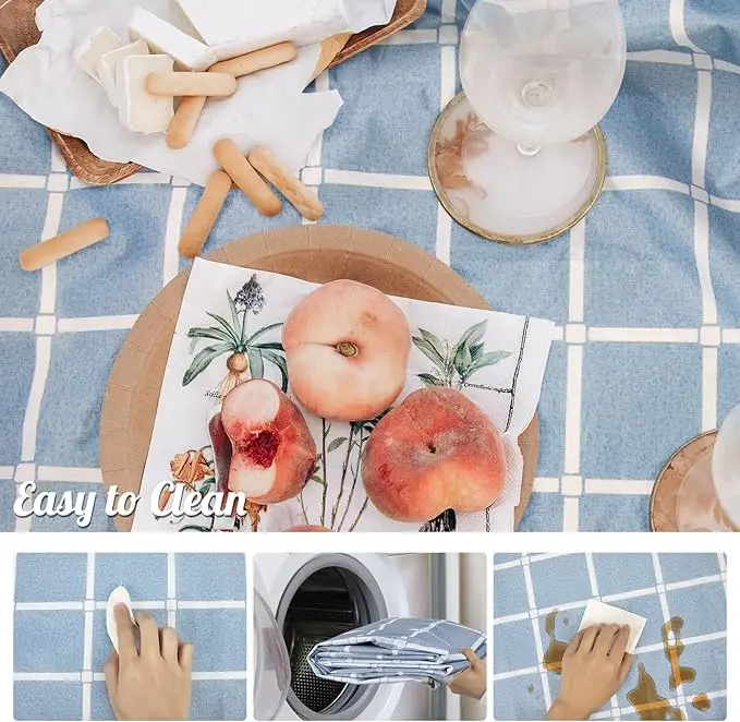 Large Waterproof Sandfree Picnic Blanket - Thick Microfiber Beach Mat with Stakes and Strap - Image 5