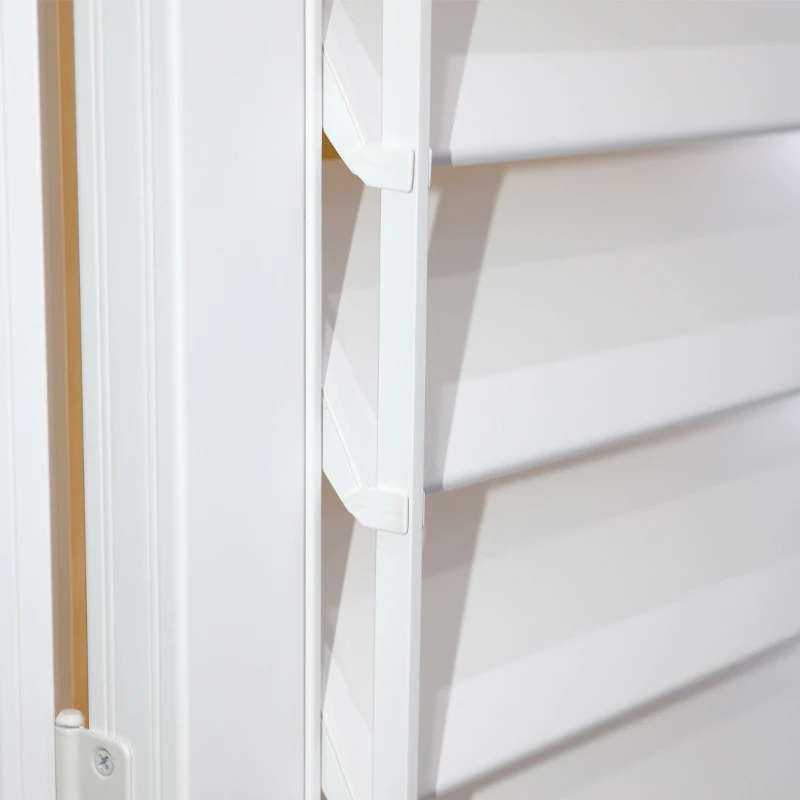 Lightweight PVC Full-Hollow Shutter Built-in Electric Horizontal Design Cost-Effective - Image 5