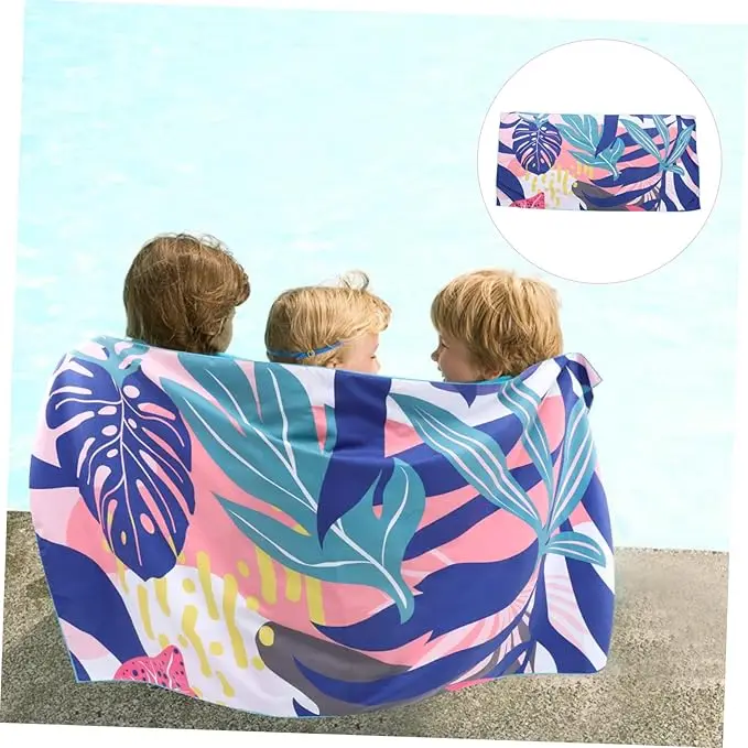 Lightweight Quick Dry Sand Free Microfiber Beach Towel Portable Travel - Image 3