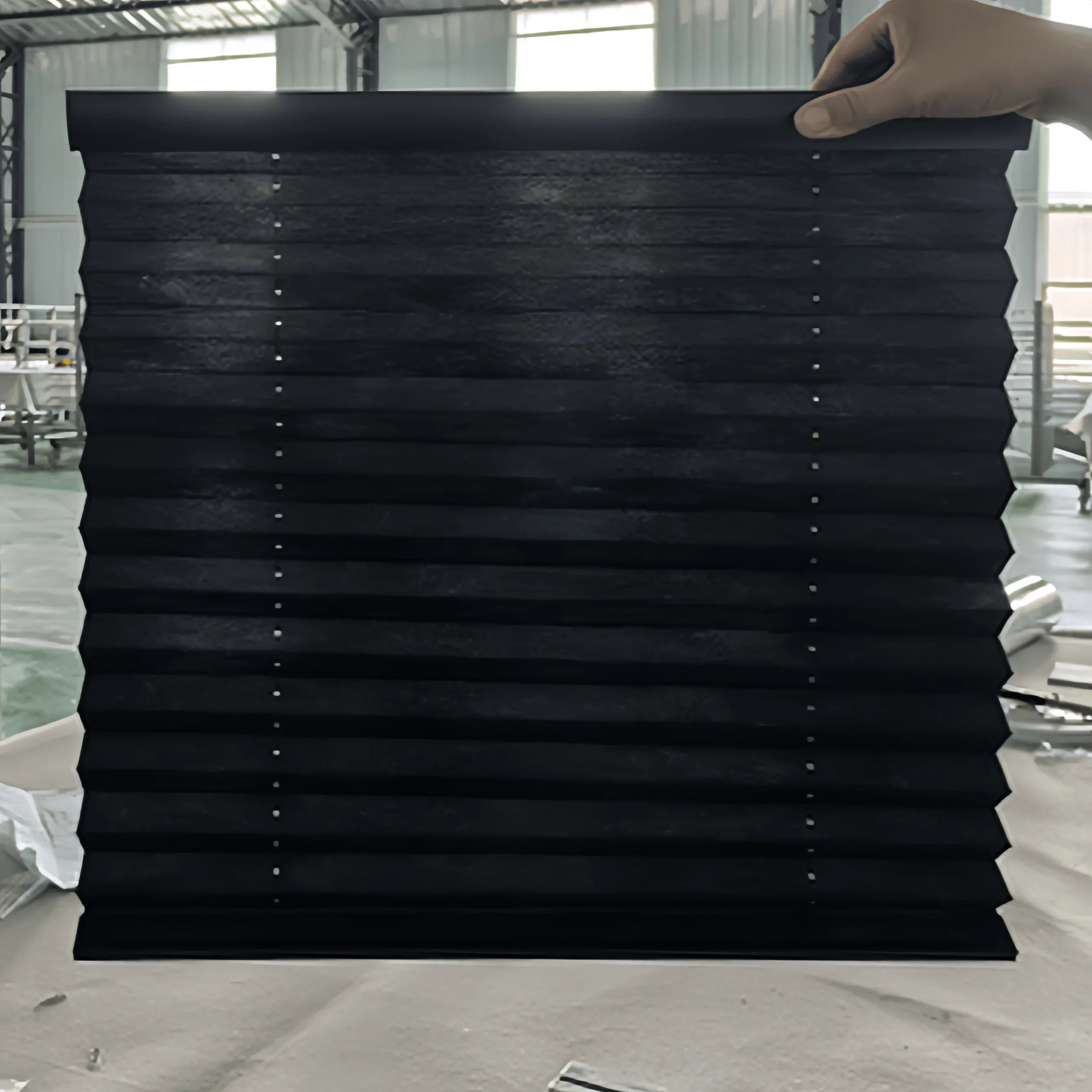 Lightweight RV Pleated Blinds Pinhole UV Blocking Durable Quiet Easy Install
