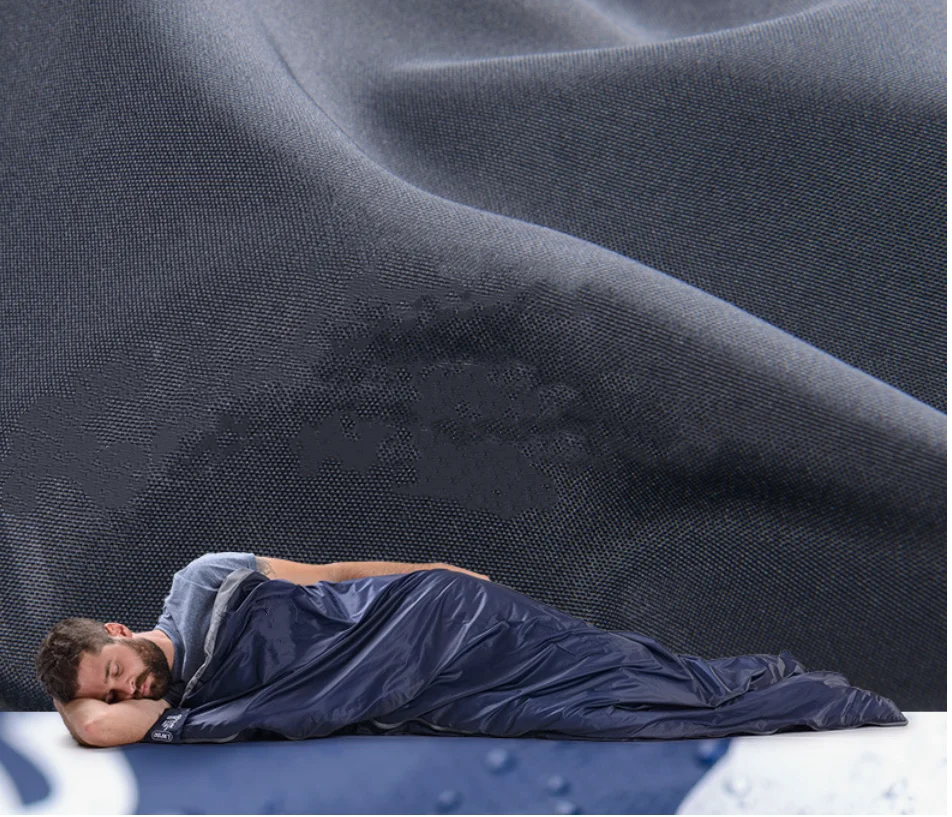 Lightweight Waterproof Pongee Brushed Microfiber Sleeping Bag Easy Carry - Image 5