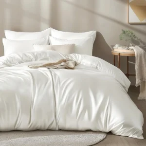 Luxury 100 Percent Mulberry Silk Duvet Cover 22MM Momme Satin Bedding