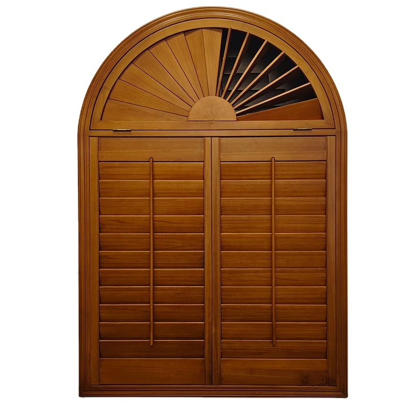 Luxury Bespoke Irregular Shaped Shutter - High-End Custom Window Treatment - Image 3