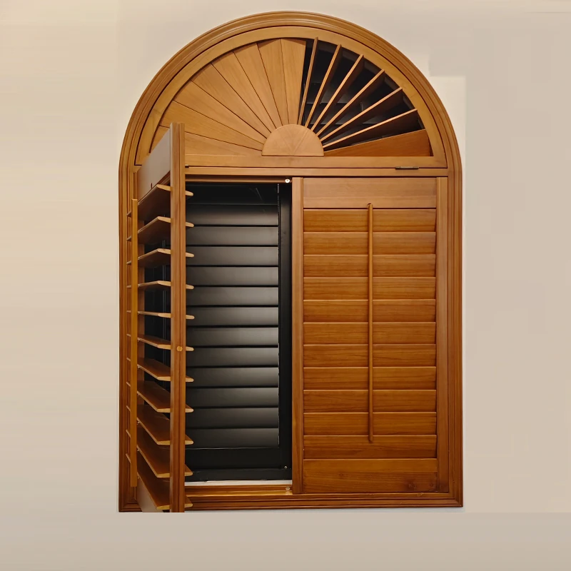 Luxury Bespoke Irregular Shaped Shutter - High-End Custom Window Treatment - Image 4