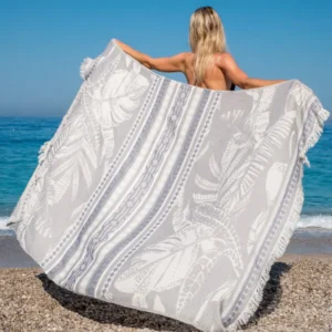 Luxury Large Quick Dry Sand Free Beach Towel Ultra Soft Lightweight Polyester Custom