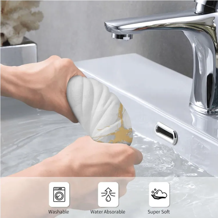 Luxury Soft Microfiber Bath Towel Set Quick Drying Absorbent Custom Logo Antimicrobial - Image 3