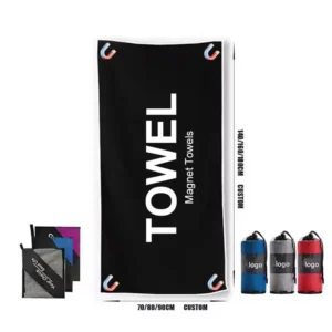 Magnetic Super Absorbent Microfiber Beach Towel Quick-Dry Sand Free Travel Camping Cartoon