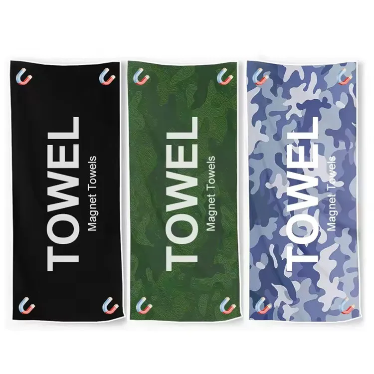 Magnetic Super Absorbent Microfiber Beach Towel Quick-Dry Sand Free Travel Camping Cartoon - Image 2