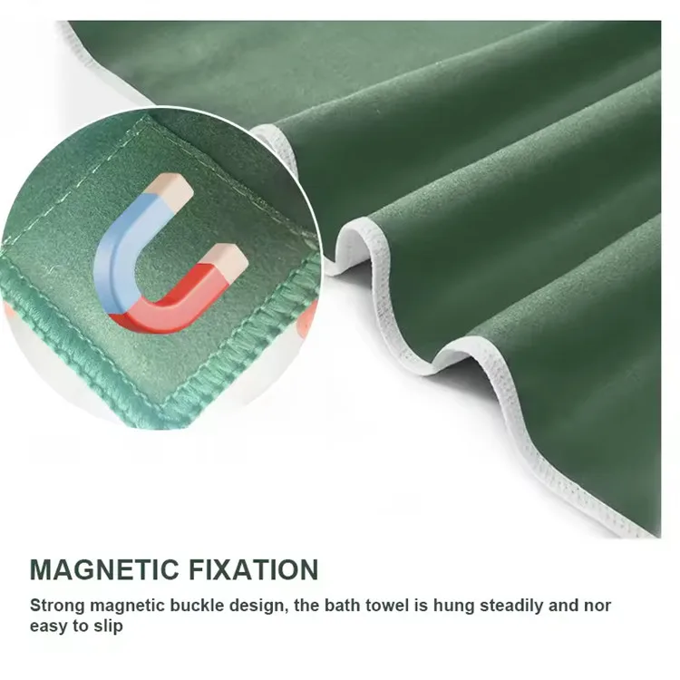 Magnetic Super Absorbent Microfiber Beach Towel Quick-Dry Sand Free Travel Camping Cartoon - Image 3