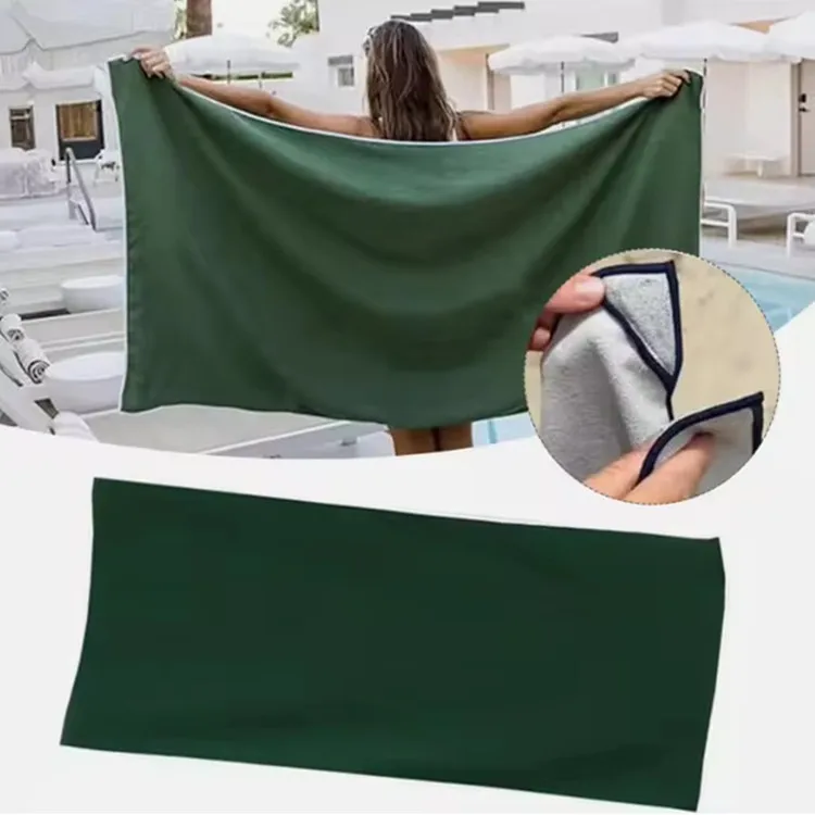 Magnetic Super Absorbent Microfiber Beach Towel Quick-Dry Sand Free Travel Camping Cartoon - Image 5