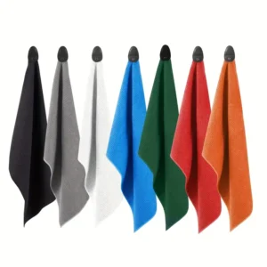 Magnetic Waffle Weave Microfiber Golf Towel for Sublimation Blank