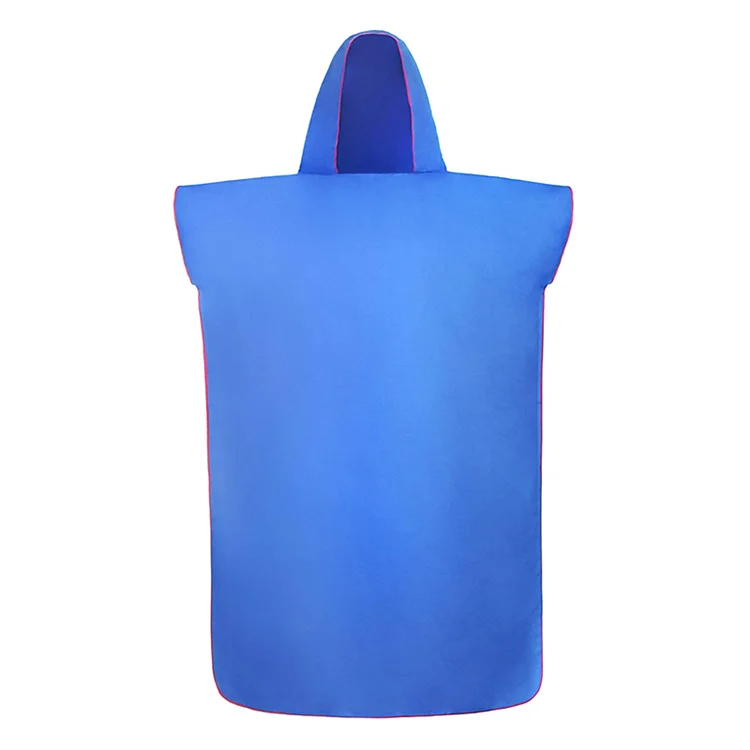Microfiber Absorbent Fast Drying Hooded Poncho Towel for Beach Surfing - Image 2