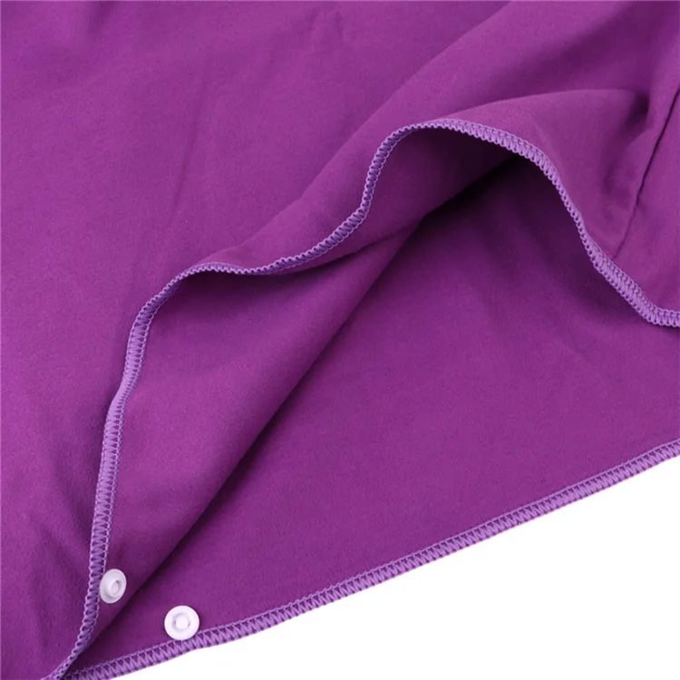 Microfiber Absorbent Fast Drying Hooded Poncho Towel for Beach Surfing - Image 4