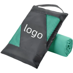 Microfiber Antimicrobial Beach Towel Quick-Dry Sand-Free with Zipper Pocket