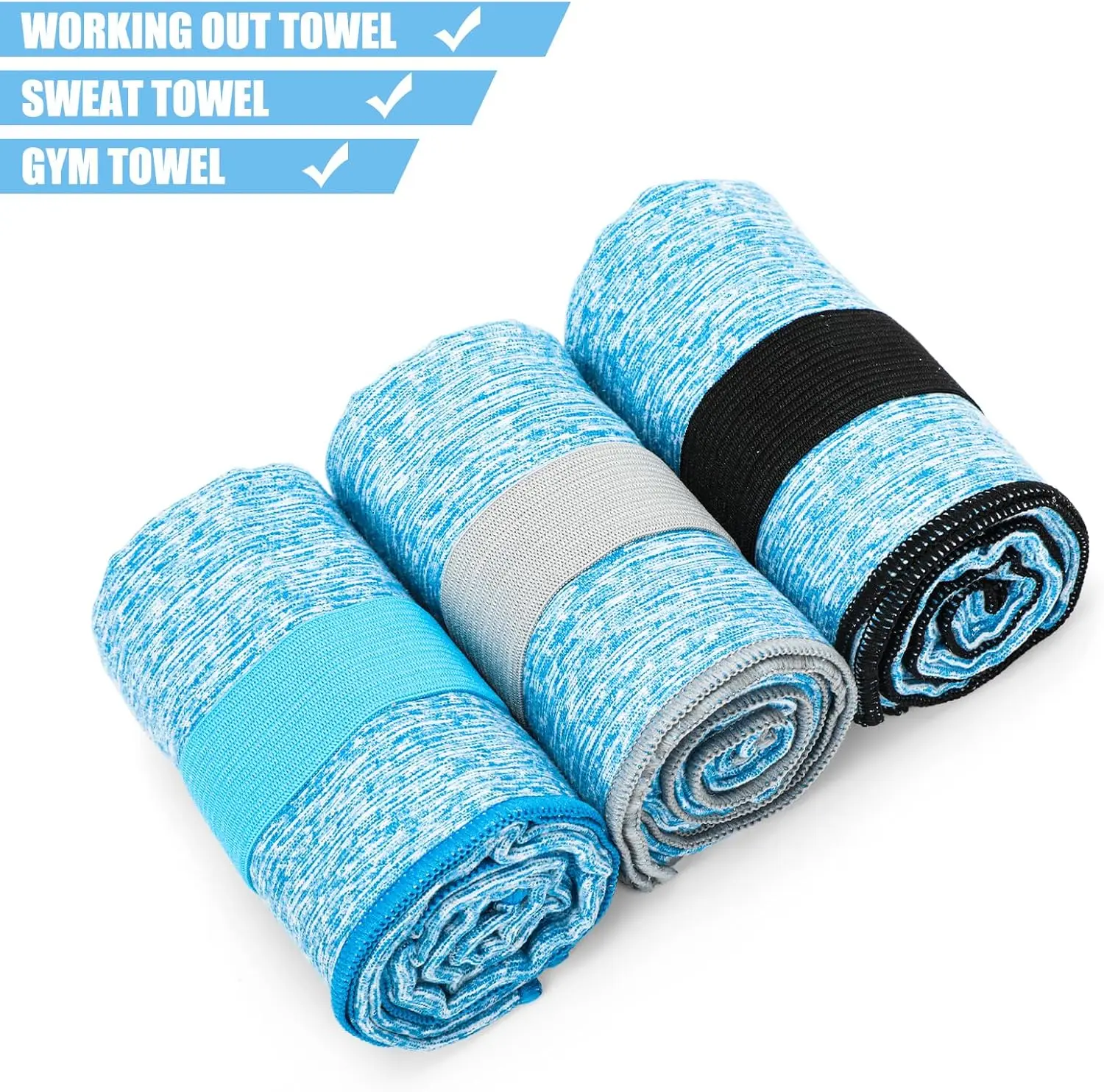 Microfiber Cationic Quick Dry Towel for Fitness Cycling Running Outdoor Sports - Image 2
