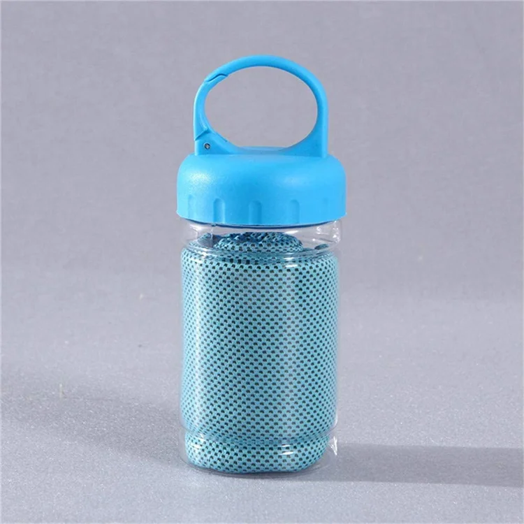 Microfiber Cooling Towel Sports Fitness Yoga Gym Running Compressed Tube - Image 5