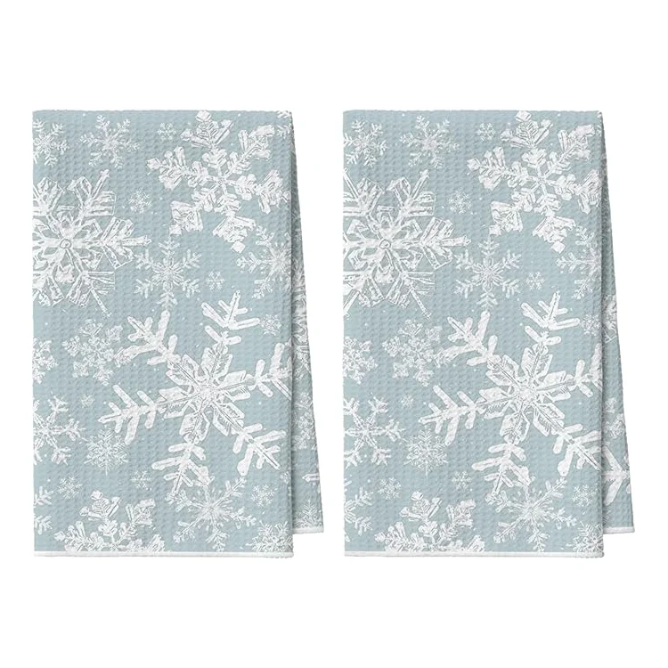 Microfiber Kitchen Towels 12-Pack Absorbent Lint-Free Dish Cloths