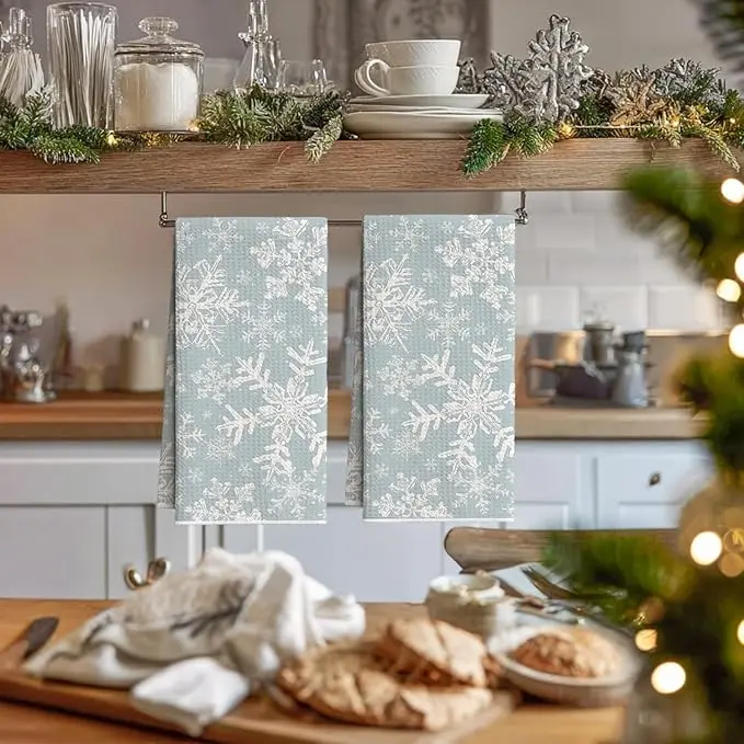 Microfiber Kitchen Towels 12-Pack Absorbent Lint-Free Dish Cloths - Image 5