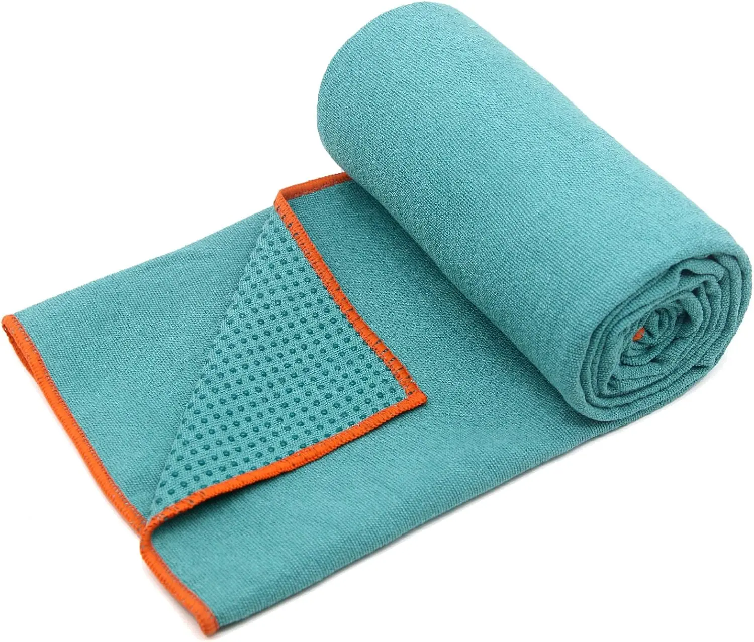 Microfiber Non-Slip Yoga Mat Towel with Grip Dot Sweat Absorbent for Hot Yoga Pilates - Image 2