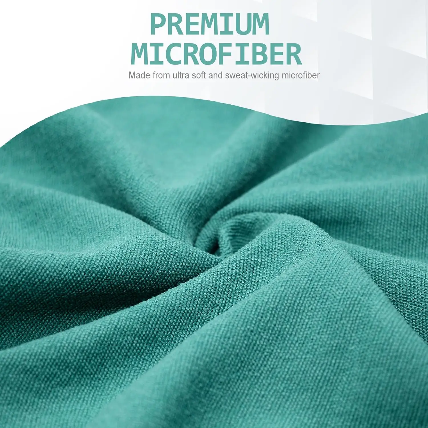 Microfiber Non-Slip Yoga Mat Towel with Grip Dot Sweat Absorbent for Hot Yoga Pilates - Image 4
