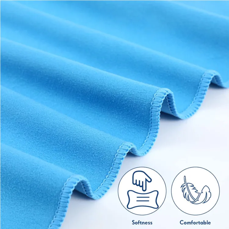 Microfiber Quick-Dry Antimicrobial Beach Towel Eco-Friendly Compact Square Design - Image 4