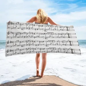 Microfiber Sand-Free Beach Towel Compact Quick Dry Absorbent Travel
