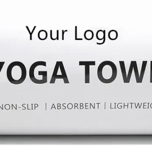 Microfiber Suede Hot Yoga Towel Roll Non-slip Grip Dots Custom Logo