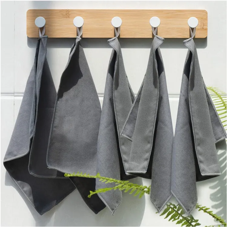 Microfiber Suede Towel Super Absorbent Quick Dry Antimicrobial Custom Logo - Image 5