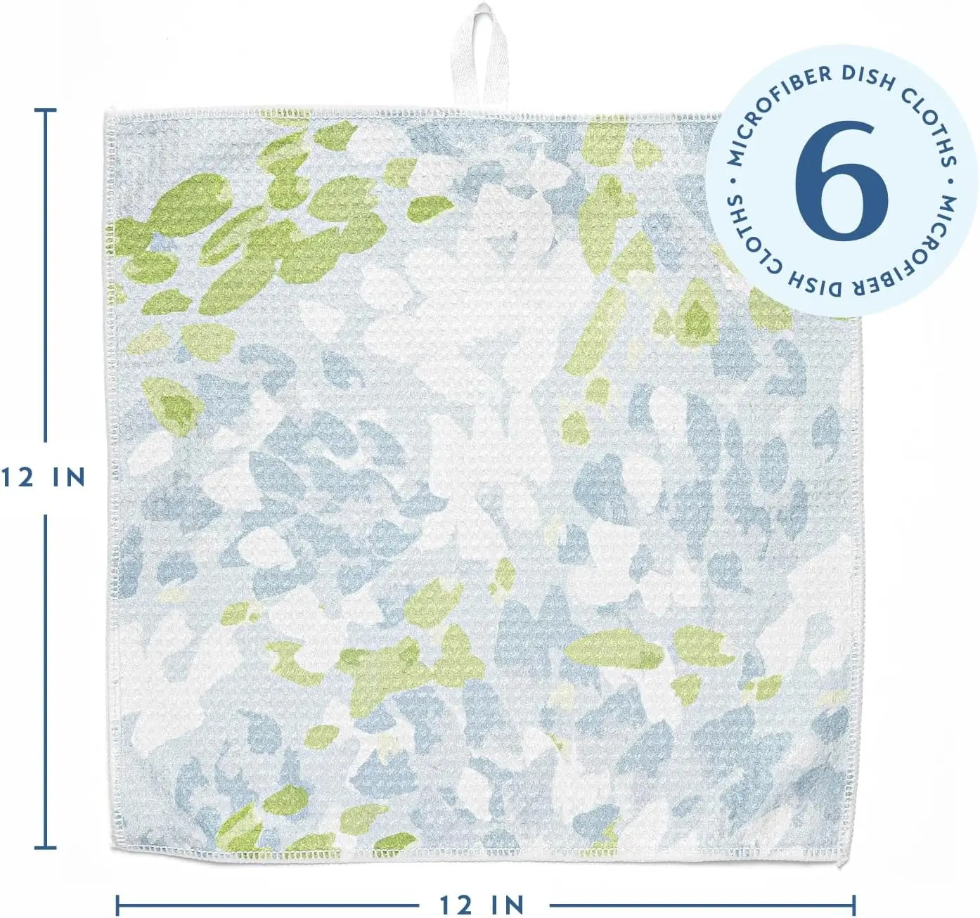 Microfiber Waffle Weave Dish Cloth Quick-Dry Absorbent Tea Towel Sponge Alternative - Image 6