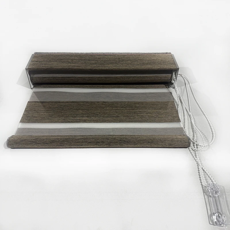 Minimalist Zebra Striped Roller Shade Polyester Built-In Installation Home Decor Commercial Renovation - Image 3