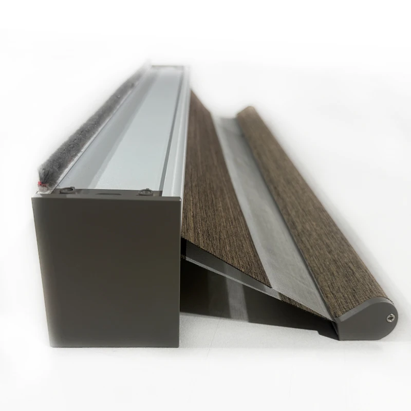 Minimalist Zebra Striped Roller Shade Polyester Built-In Installation Home Decor Commercial Renovation - Image 4
