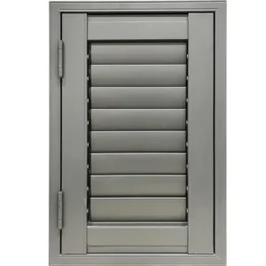 Modern Aluminum Alloy Shutter Window Horizontal Opening Plantation Heze Design