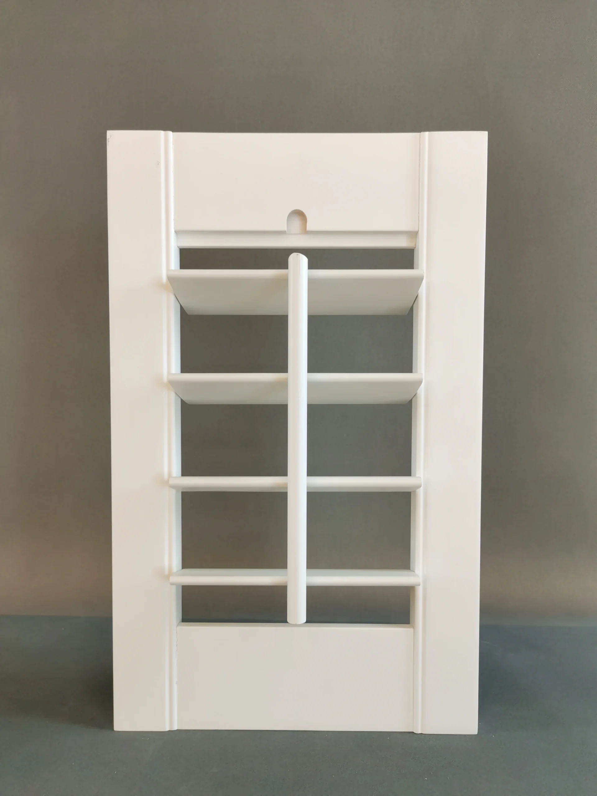 Modern Basswood Window Shutter Middle Rod Design Hotel Supplier - Image 5