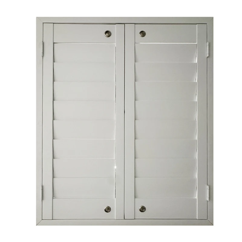 Modern Design Wooden Horizontal Ventilation Shutter Skylight Detachable Dustproof Wind Resistant Eco-Friendly Hotel 2-Year