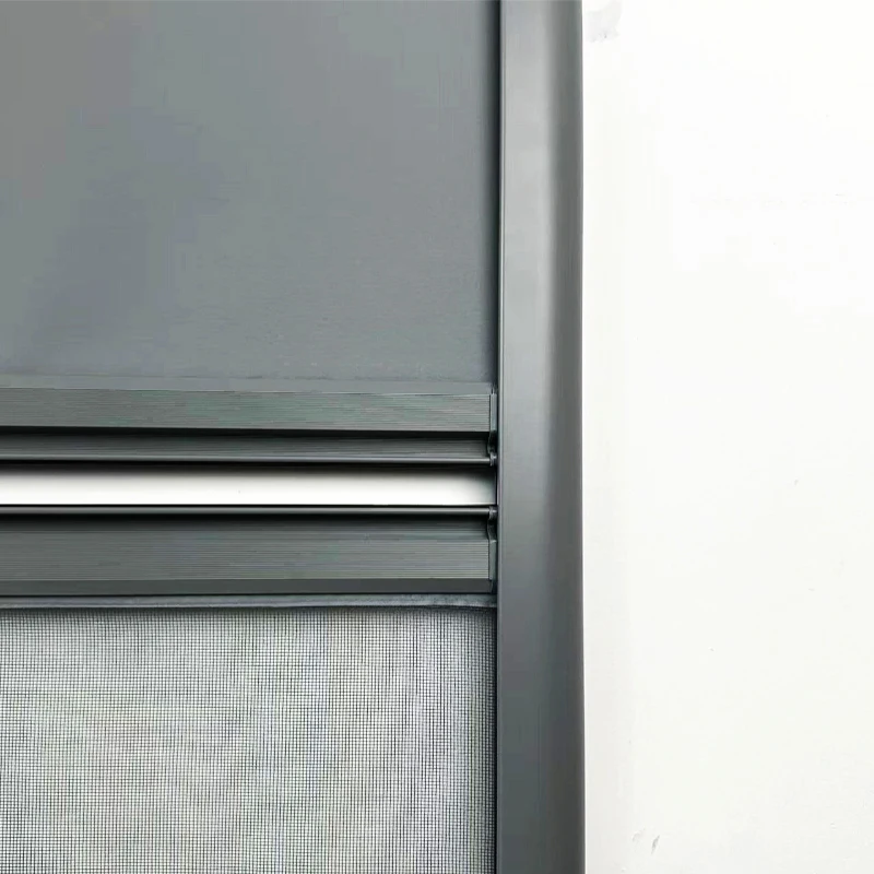 Modern Electric Roller Shade Day and Night Magnetic Dual System Plain Technique for Home - Image 5