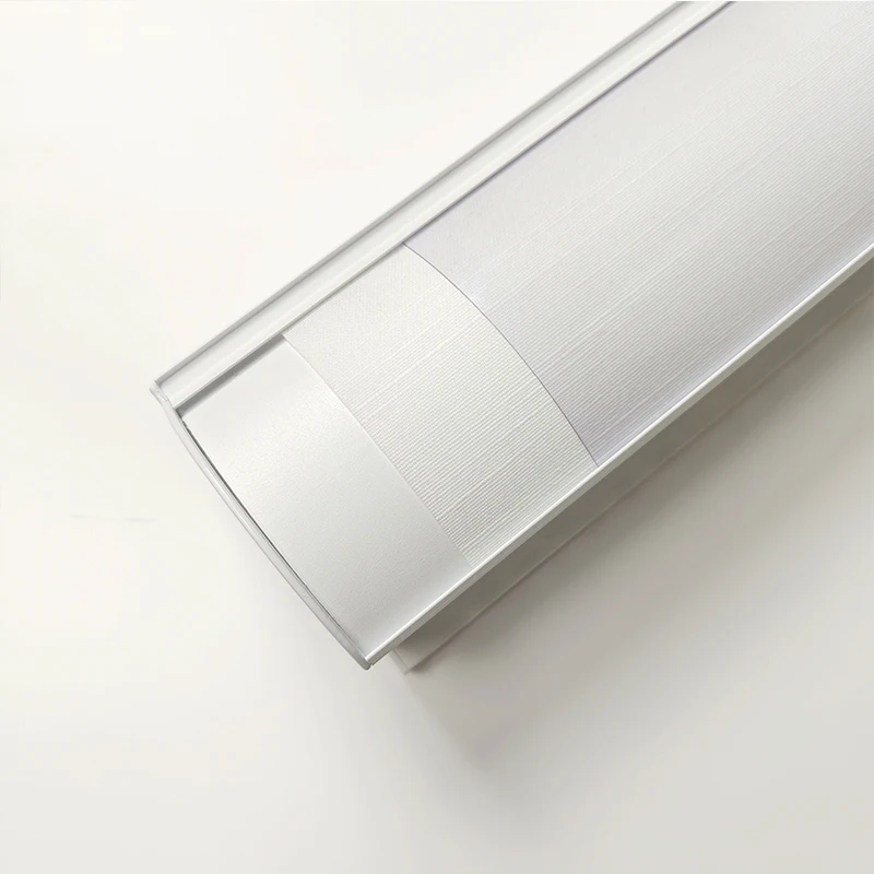 Modern Minimalist White Motorized Roller Shades for Indoor Windows - Image 4