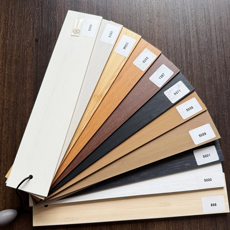 Modern Paulownia Wood Slats Built-In Skylight Blinds Horizontal Pattern Plain Electric UV Blocking Eco-Friendly Waterproof - Image 4