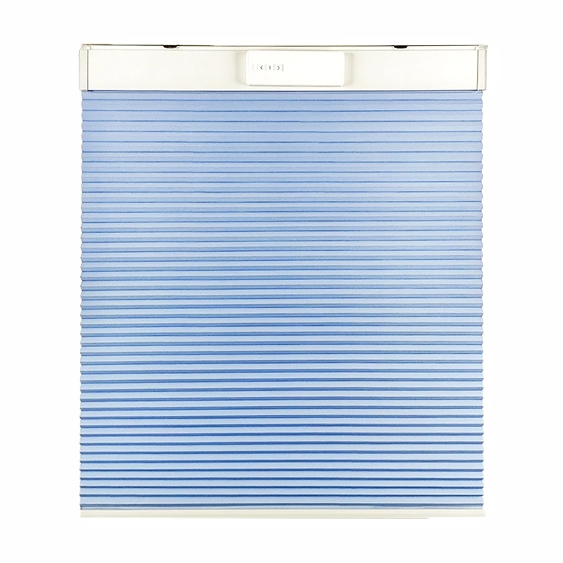 Motorised Honeycomb Shade Fabric Built-In Installation Vertical Pattern Plain