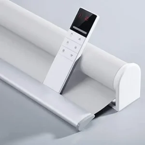 Motorized Roller Shade Blinds Fabric Sun Shade UV Protection