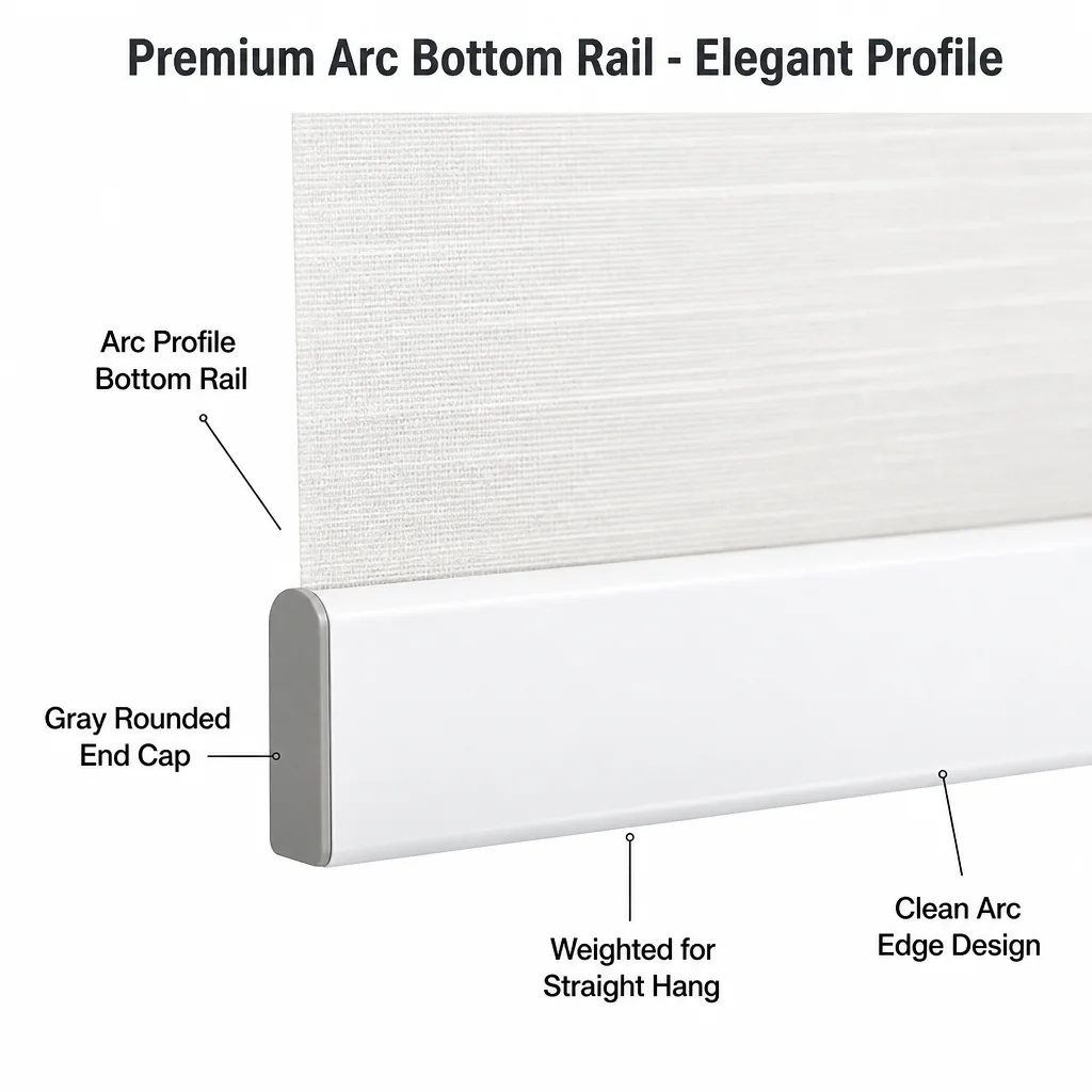 Motorized Roller Shades Cream White Semi-Sheer RF Remote App Control Square Headrail Custom Size - Image 2