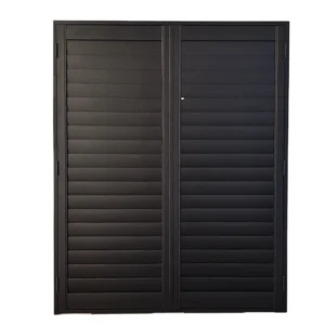 Motorized Wood and Aluminum Plantation Shutters Eco Durable 2 Year Warranty